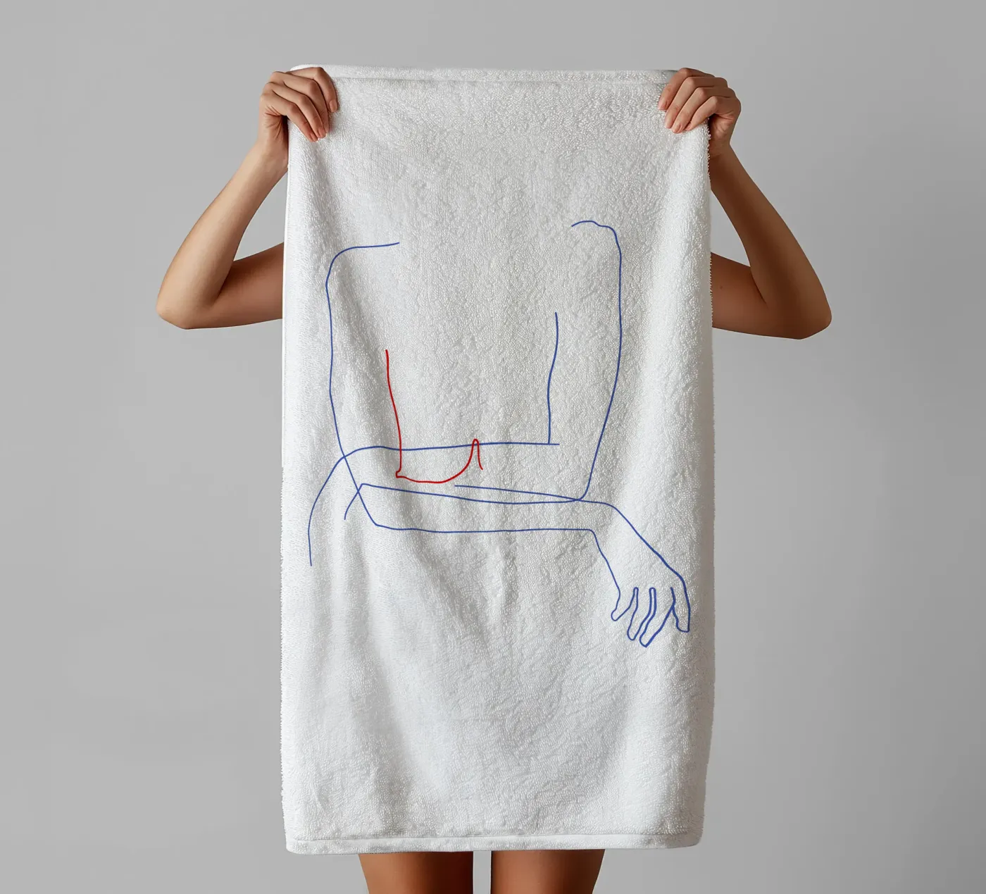 Red badhanddoek van Ninhol