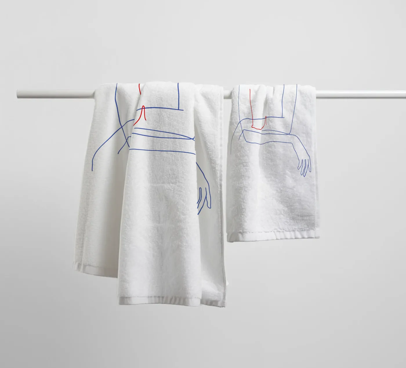 Red badhanddoek van Ninhol