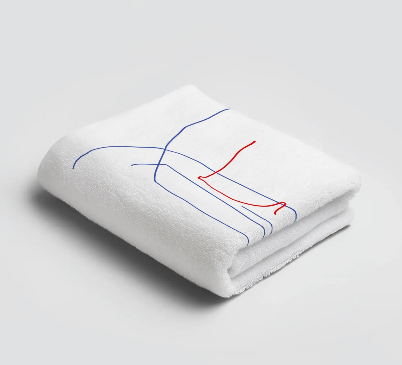 Red badhanddoek van Ninhol