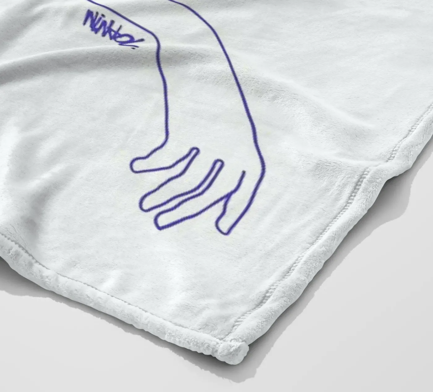 Red fleecedeken van Ninhol