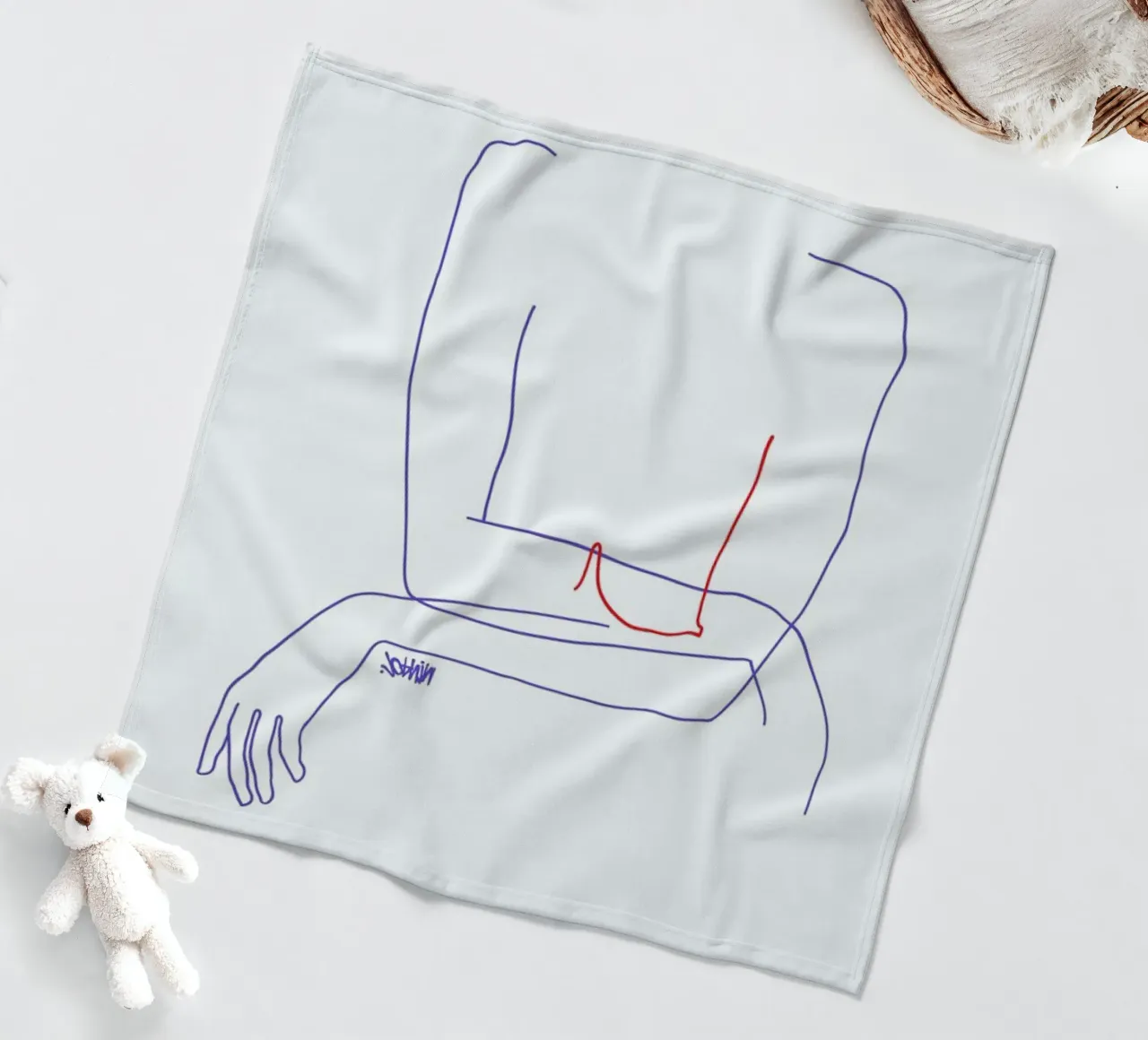 Red Fleecedecke von Ninhol