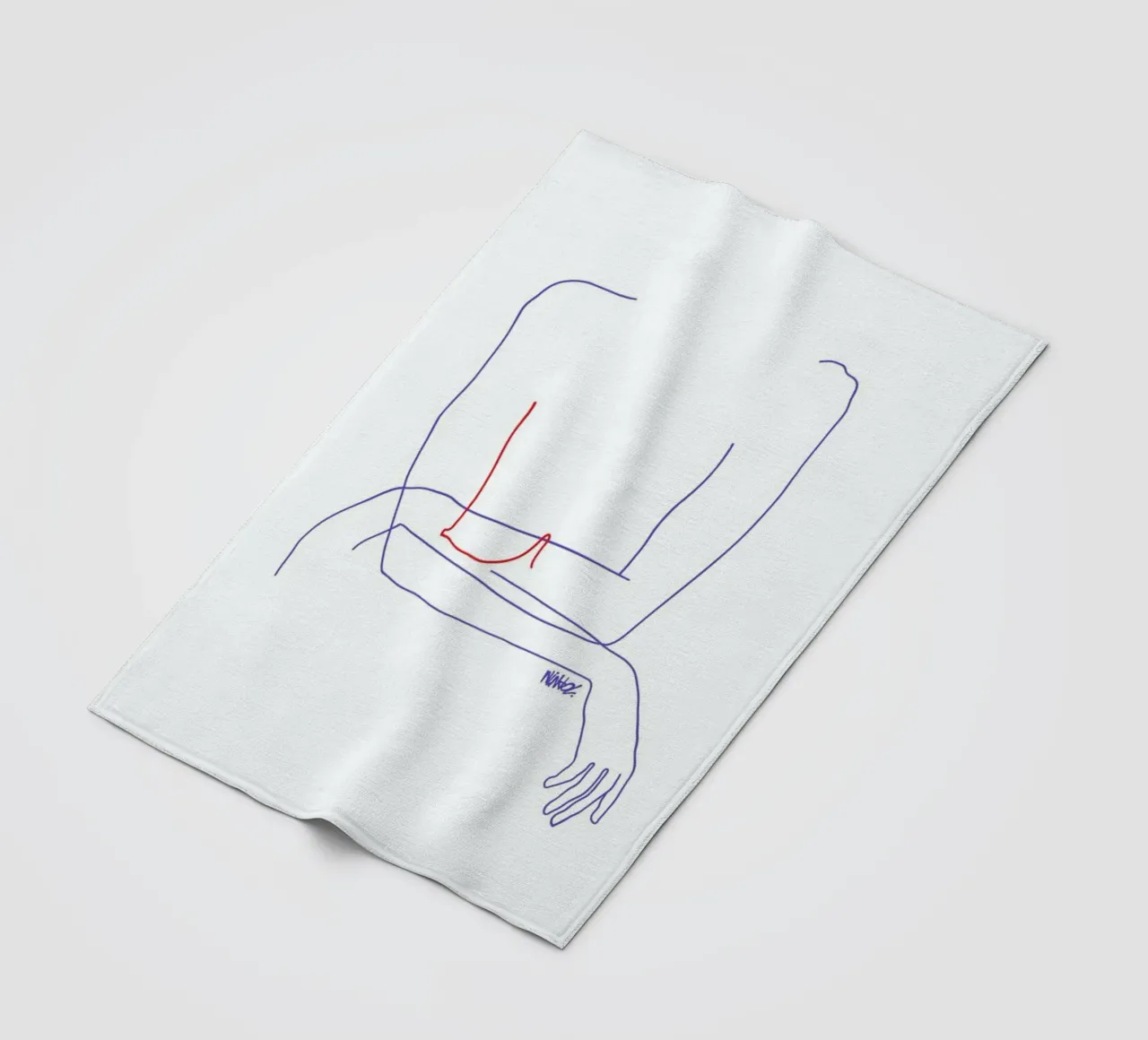 Red Fleecedecke von Ninhol