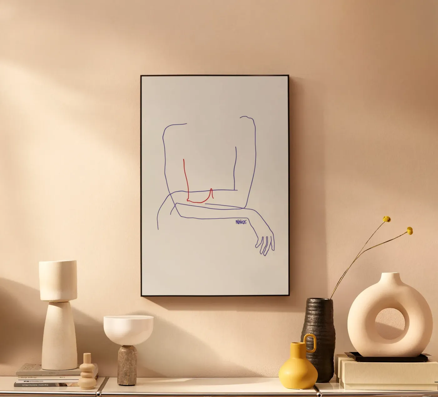 Red Acryl-Glas von Ninhol