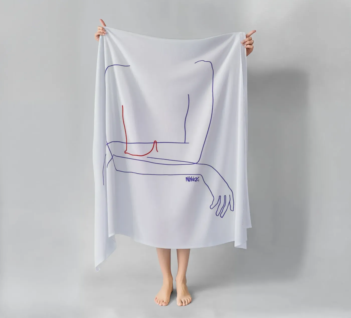 Red strandhanddoek van Ninhol