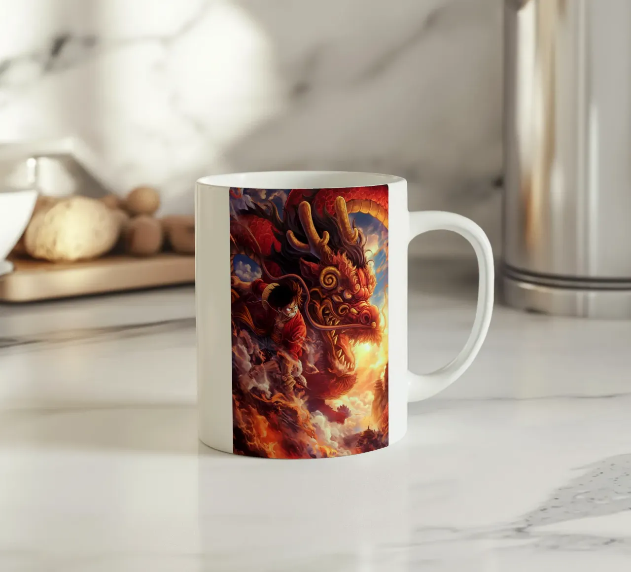 Un pezzo tazza in ceramica da Fleur de Lys
