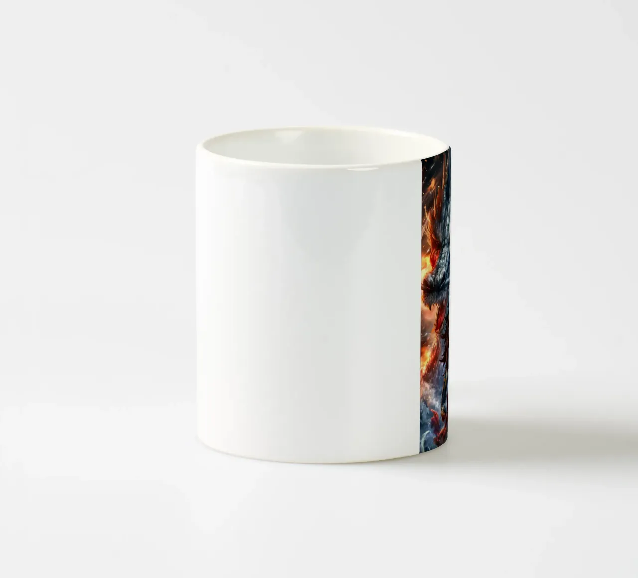 Un pezzo tazza in ceramica da Fleur de Lys