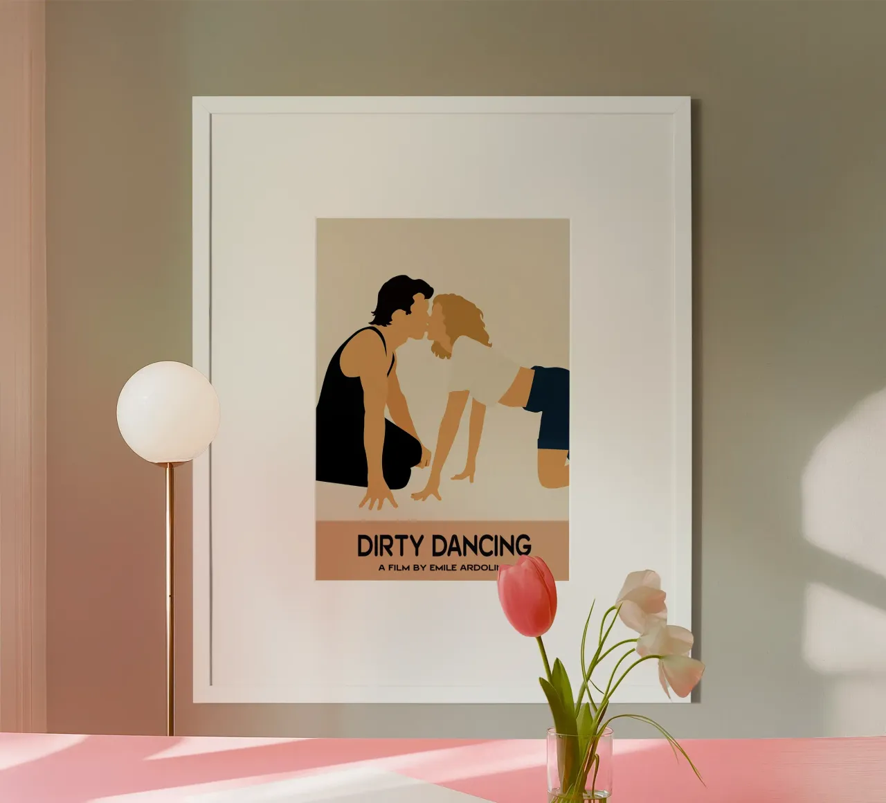 Dirty Dancing Movie Art Vector Imagination poster de whitesand