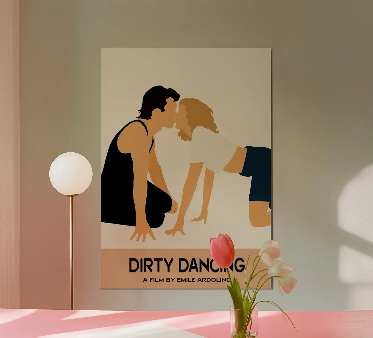 Dirty Dancing Movie Art Vector Imagination poster de whitesand