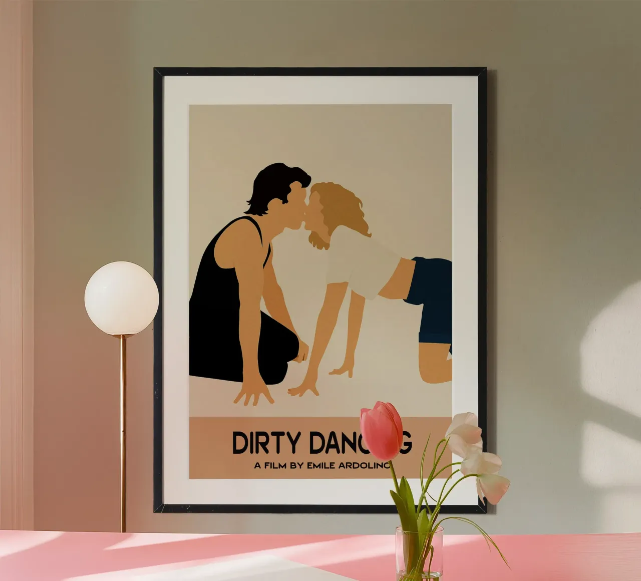 Dirty Dancing Movie Art Vector Imagination poster de whitesand