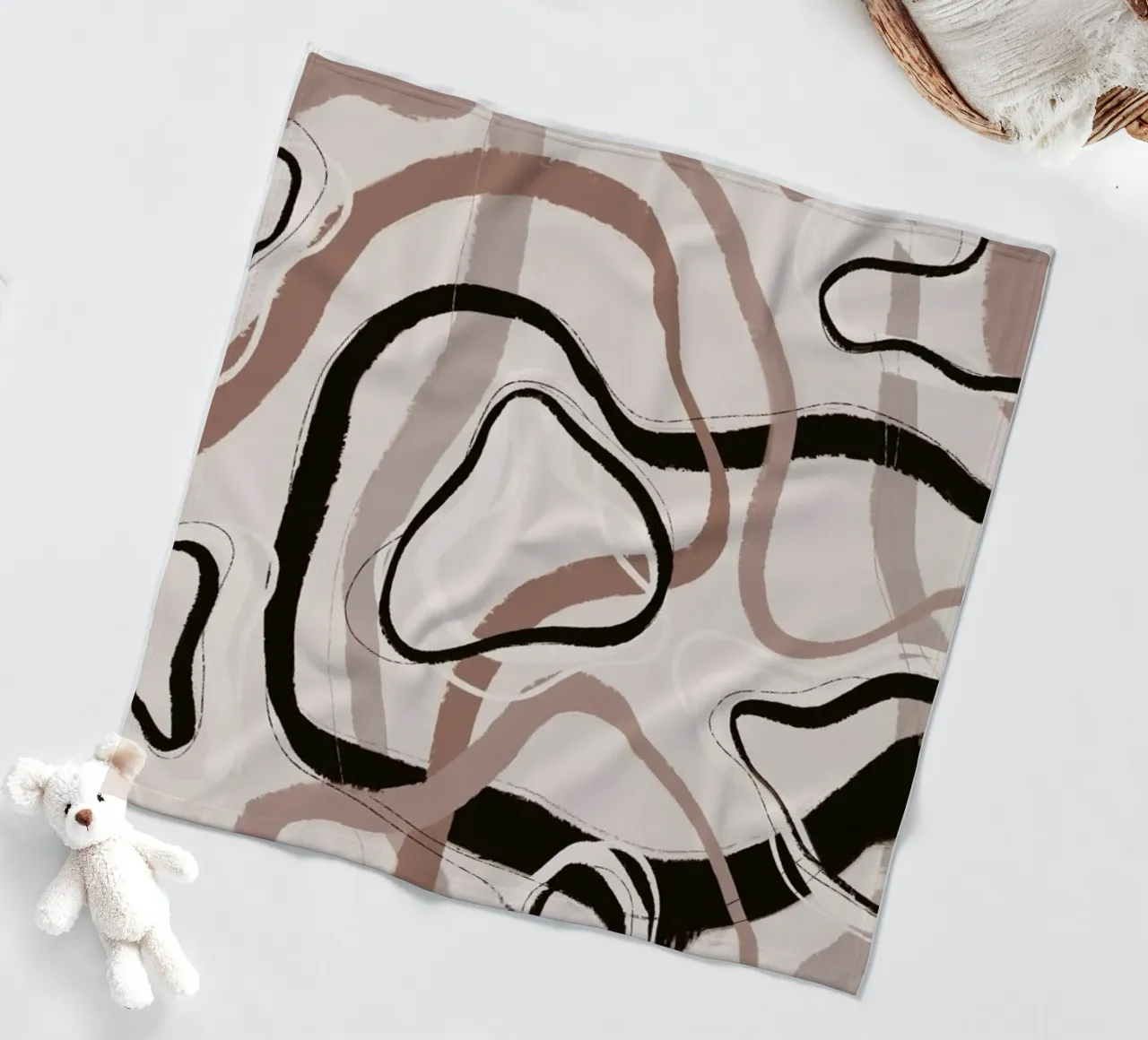 Pastel Circles coperta in pile da treechild