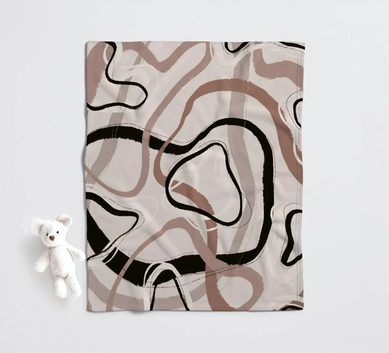 Pastel Circles coperta in pile da treechild