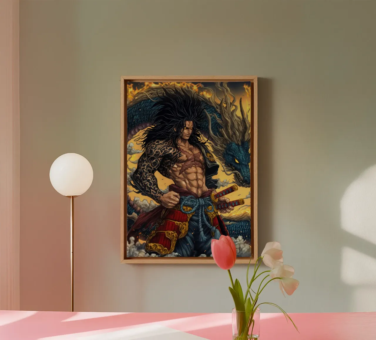 Een stuk canvas van Fleur de Lys