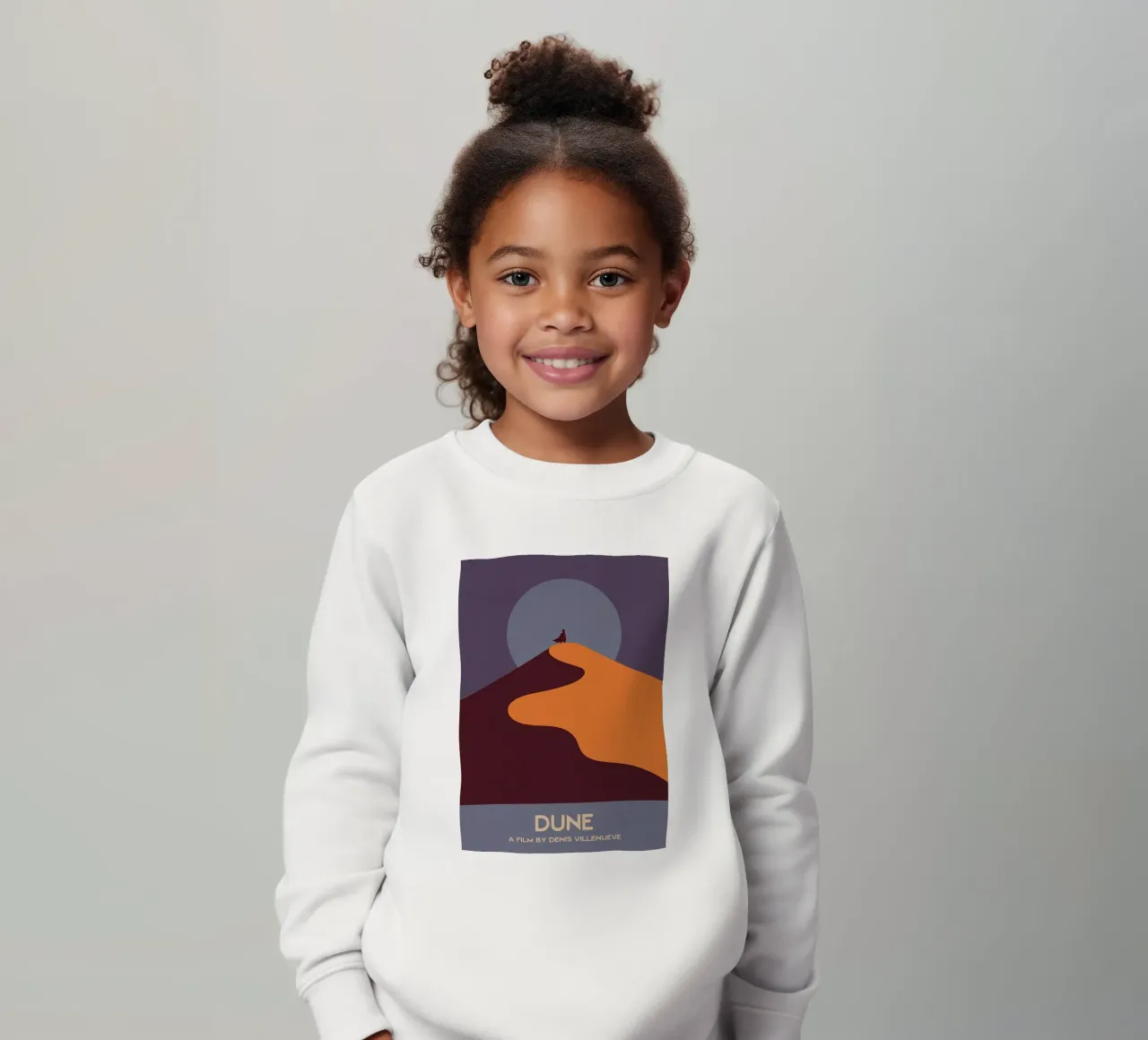 Dune Movie Art Immaginazione vettoriale felpa bambino da whitesand