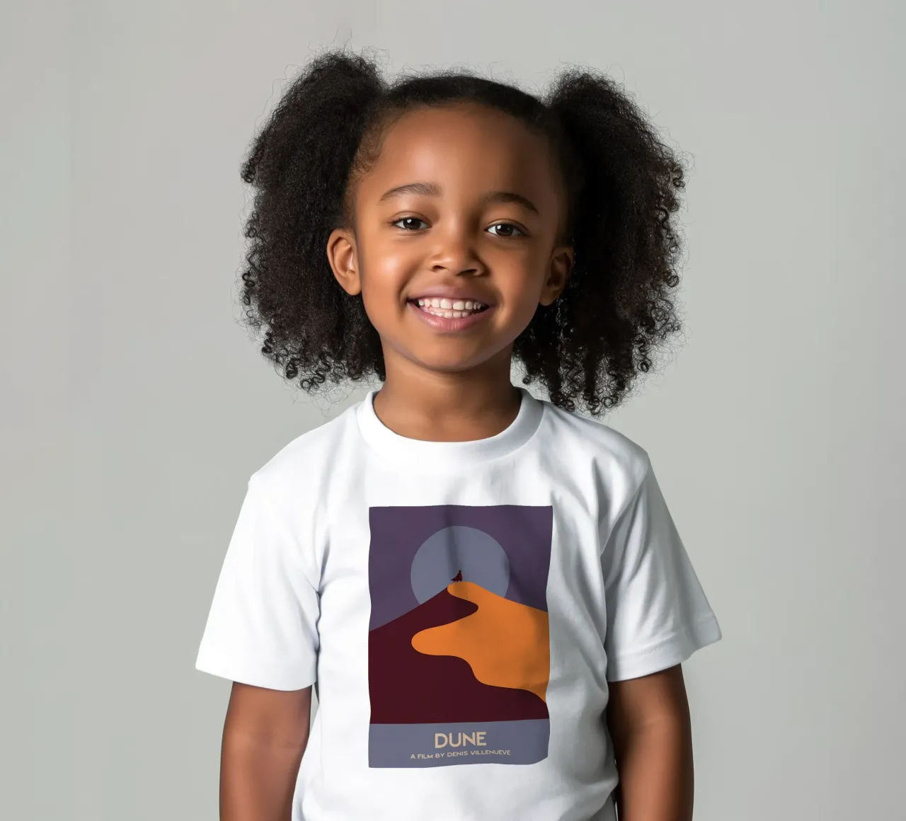 Dune Movie Art Vector Imagination camiseta para niños de whitesand