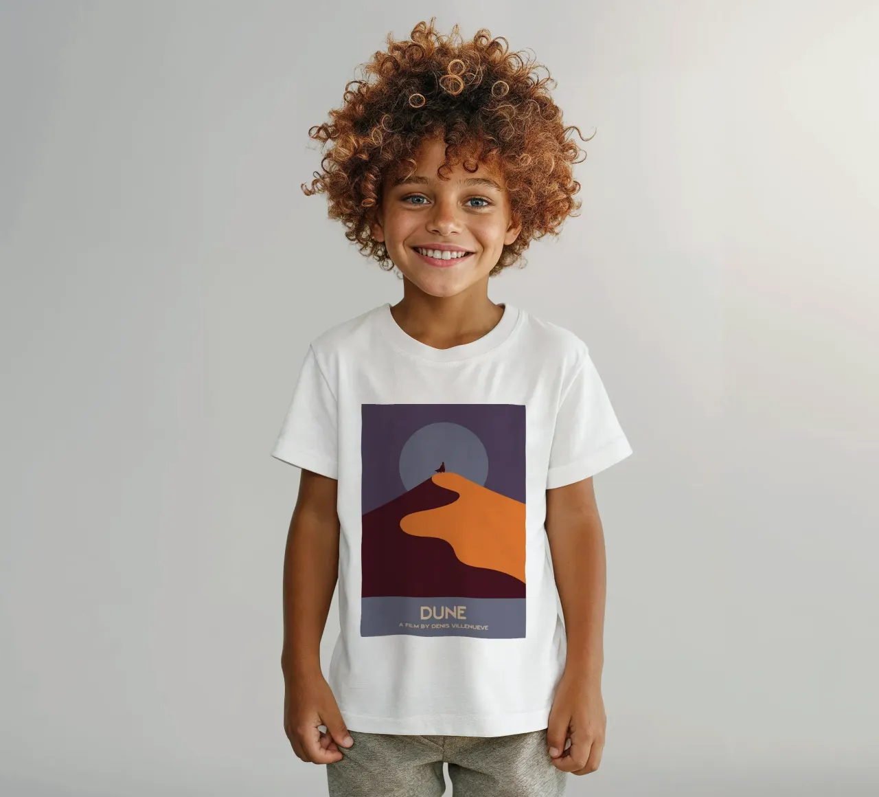 Dune Movie Art Vector Imagination camiseta para niños de whitesand