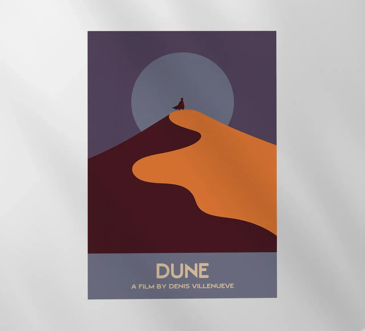 Dune Movie Art Immaginazione vettoriale pellicola backlit da whitesand