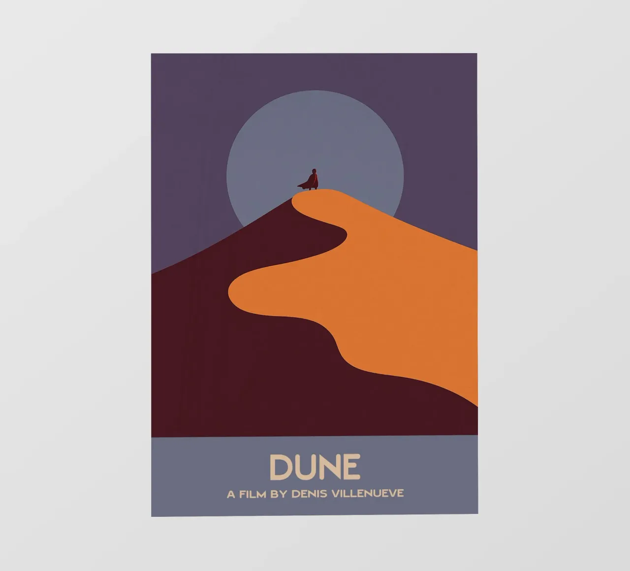 Dune Movie Art Immaginazione vettoriale pellicola backlit da whitesand
