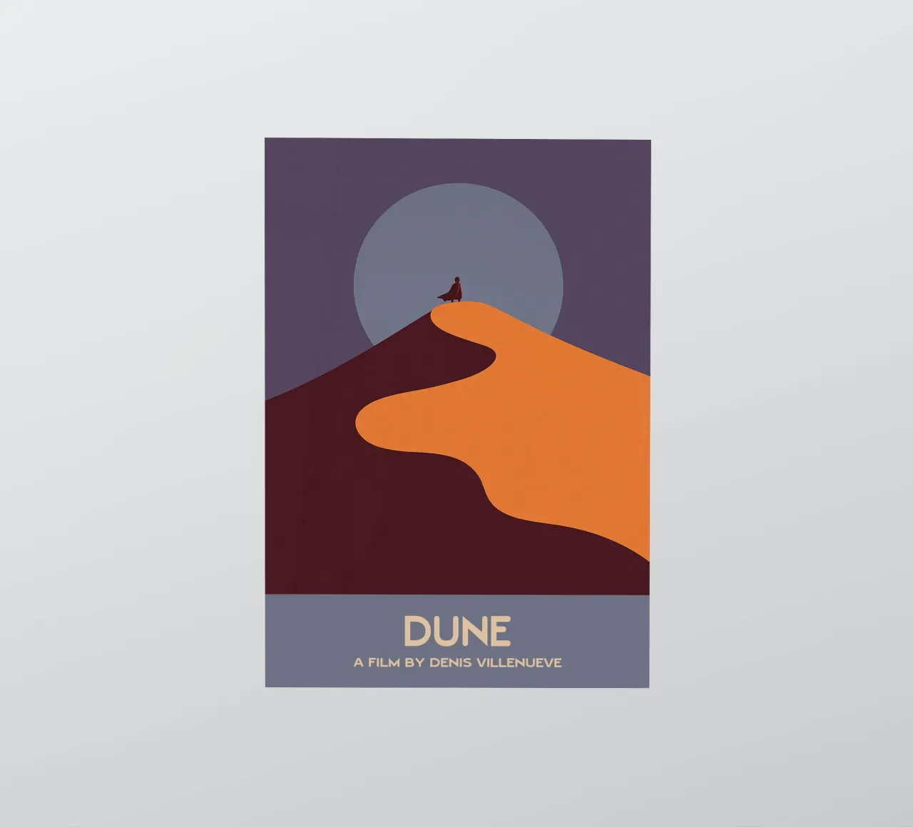 Dune Movie Art Vector Imagination pegatina de whitesand
