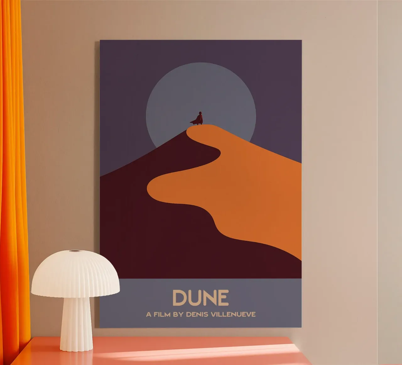 Dune Movie Art Vector Imagination metacrilato de whitesand