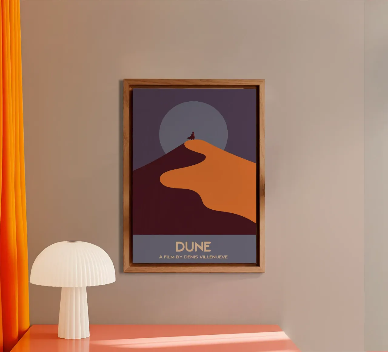 Dune Movie Art Vector Imagination aluminio dibond de whitesand