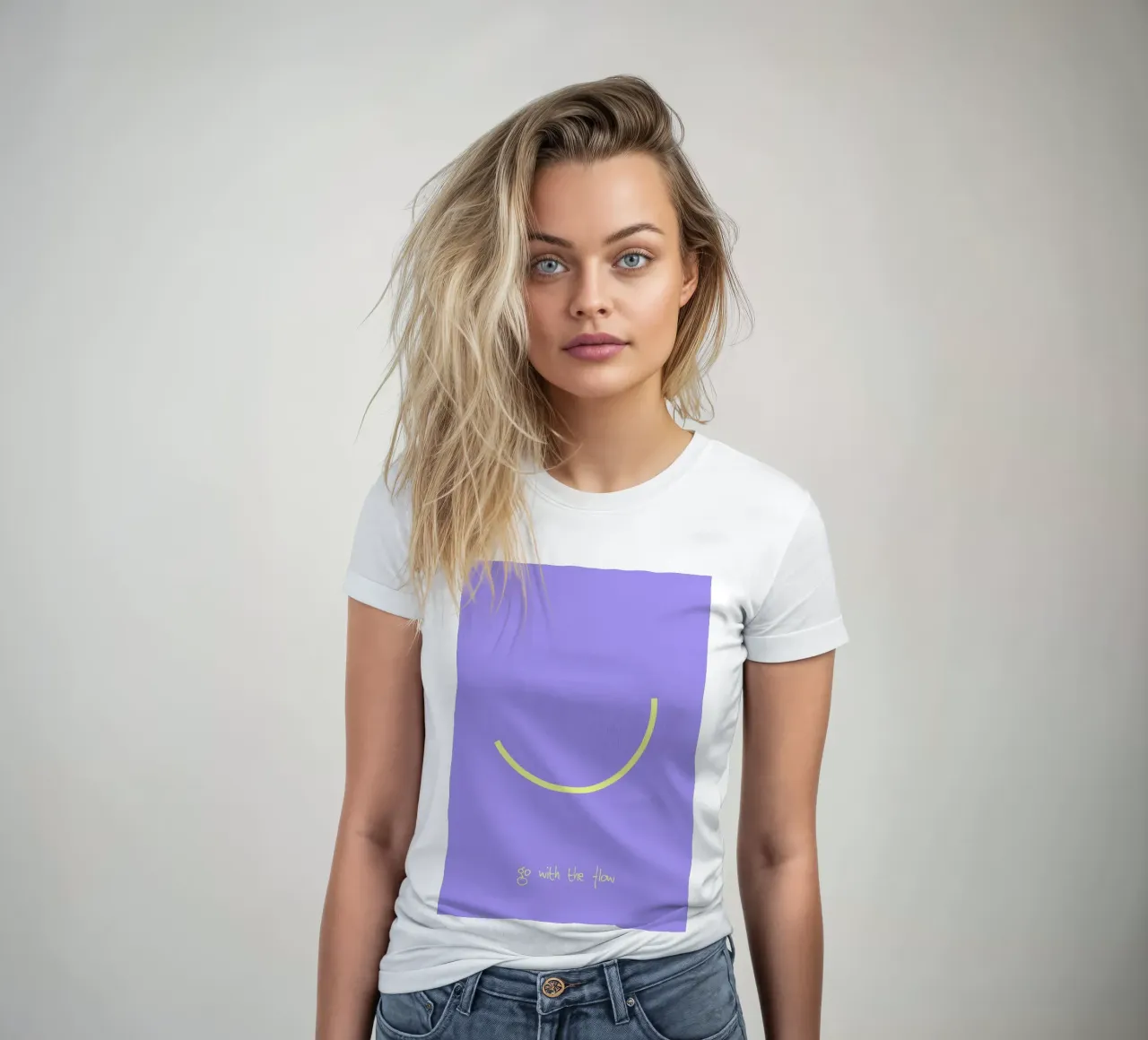 go with the flow. (mehrere Varianten verfügbar) camiseta de mujer de FRICKE DESIGN