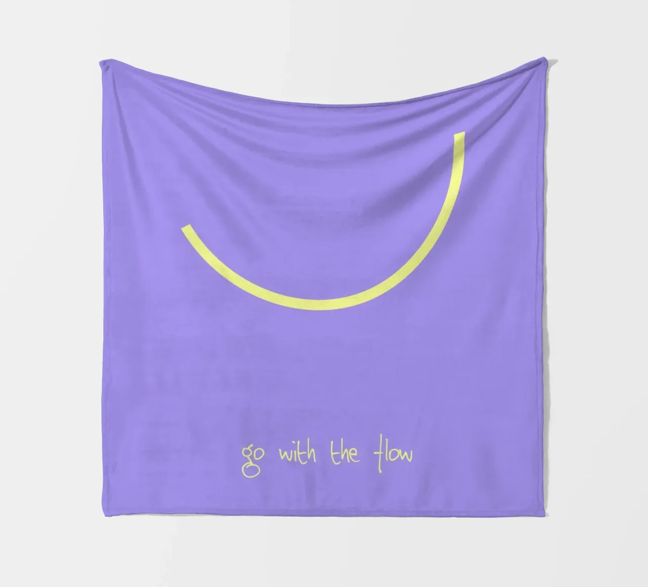 go with the flow. (mehrere Varianten verfügbar) Fleecedecke von FRICKE DESIGN