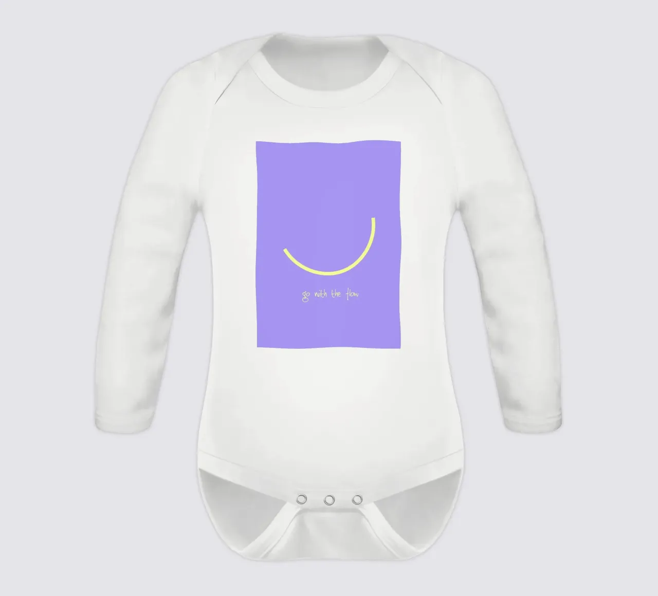 go with the flow. (mehrere Varianten verfügbar) body neonato maniche lunghe da FRICKE DESIGN