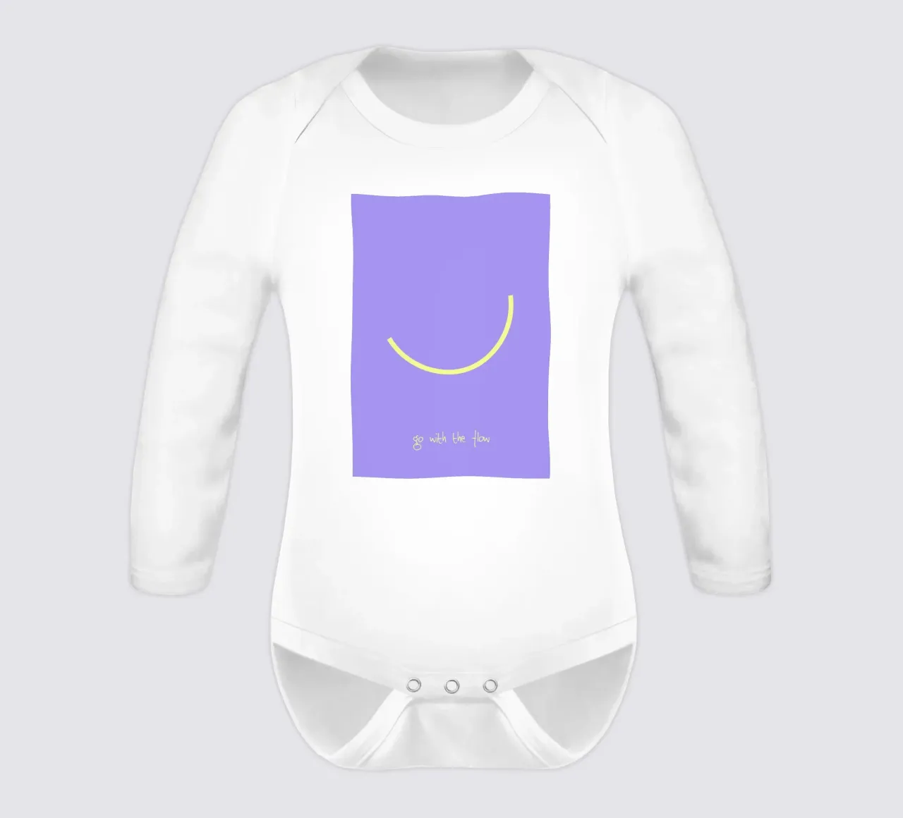 go with the flow. (mehrere Varianten verfügbar) body neonato maniche lunghe da FRICKE DESIGN
