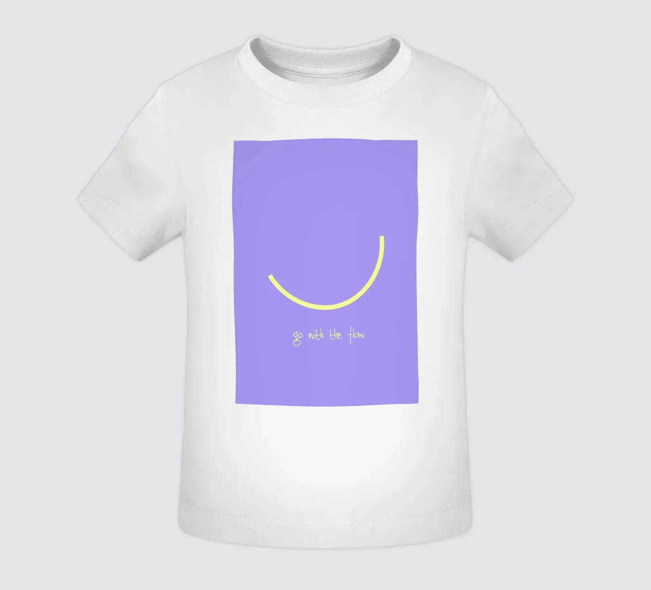 go with the flow. (mehrere Varianten verfügbar) maglietta neonato da FRICKE DESIGN
