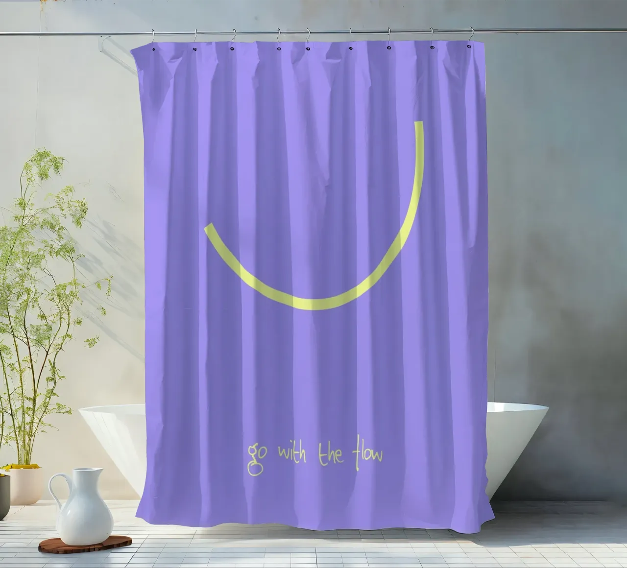 go with the flow. (mehrere Varianten verfügbar) tenda da doccia da FRICKE DESIGN