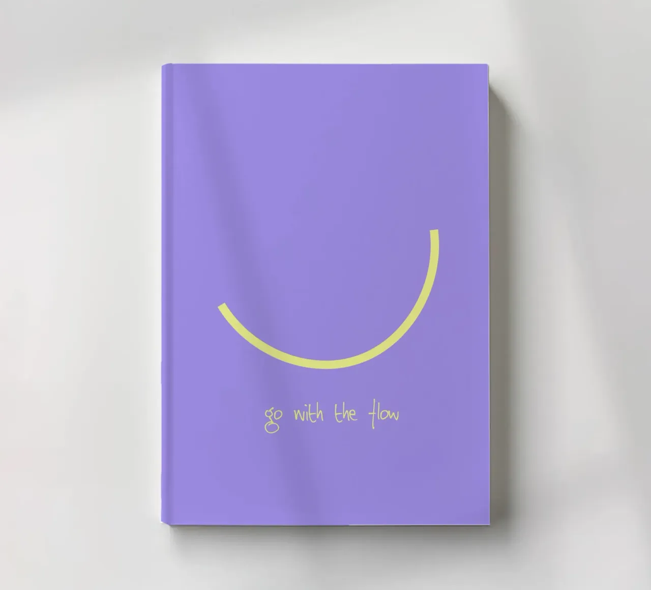 go with the flow. (mehrere Varianten verfügbar) Notizbuch von FRICKE DESIGN