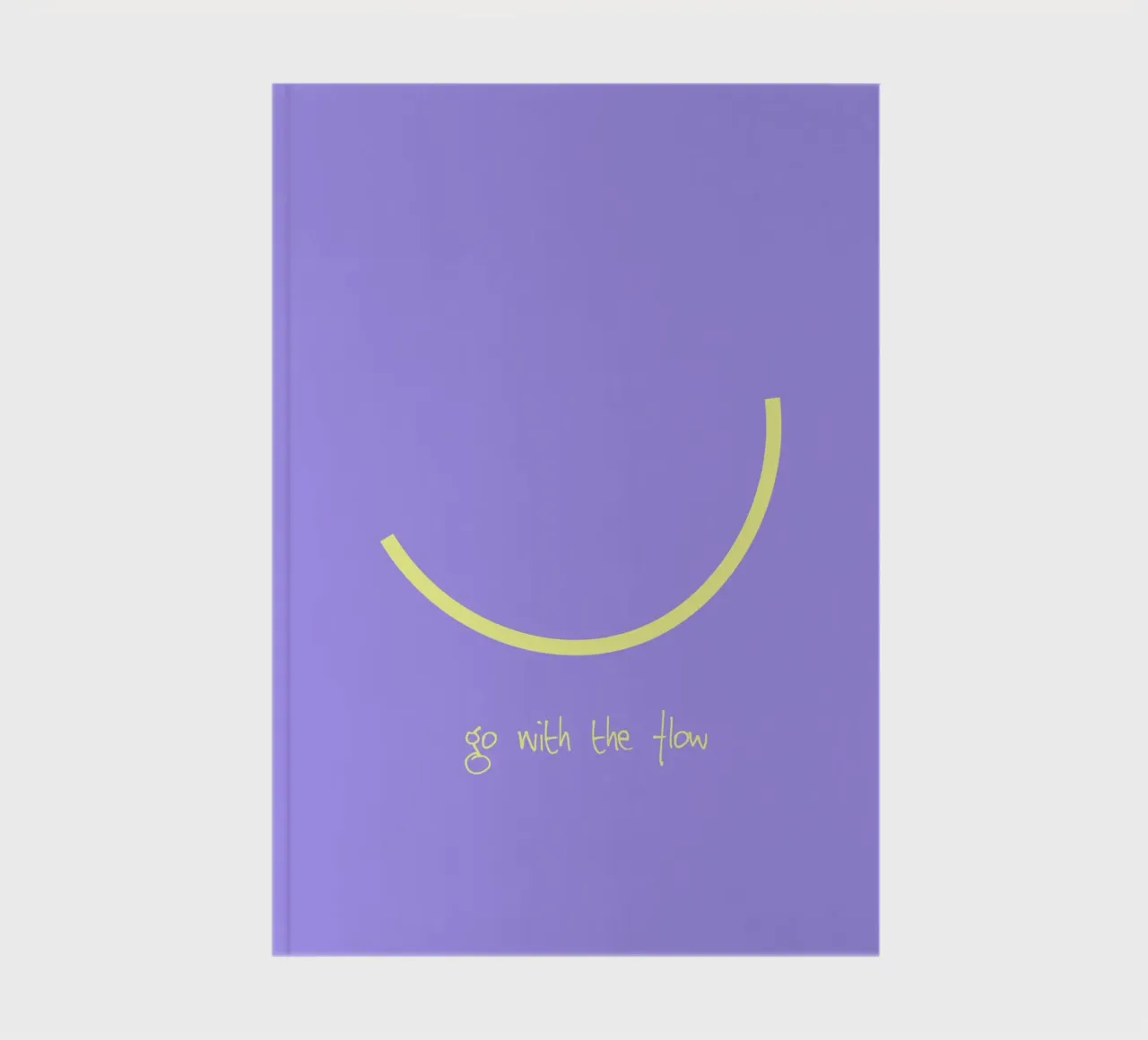 go with the flow. (mehrere Varianten verfügbar) Notizbuch von FRICKE DESIGN