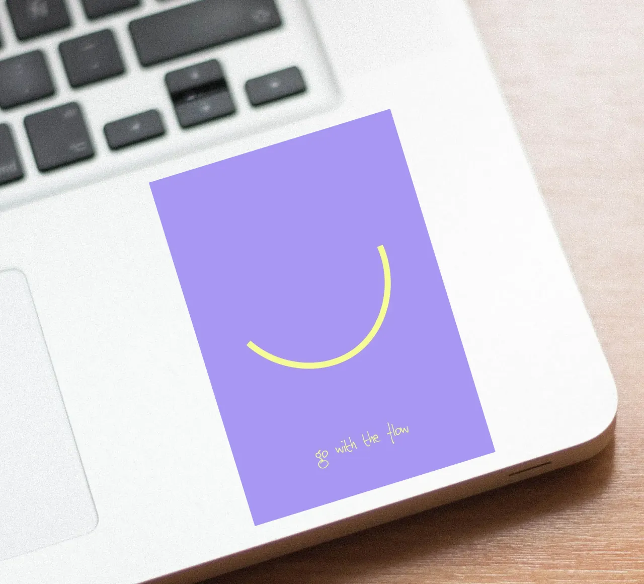go with the flow. (mehrere Varianten verfügbar) sticker by FRICKE DESIGN