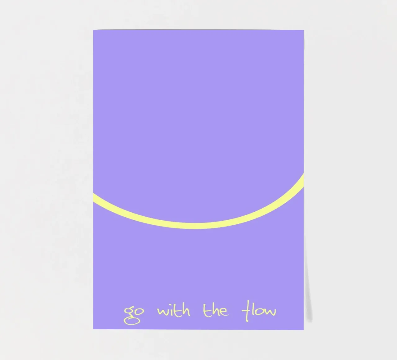 go with the flow. (mehrere Varianten verfügbar) foglio adesivo da FRICKE DESIGN