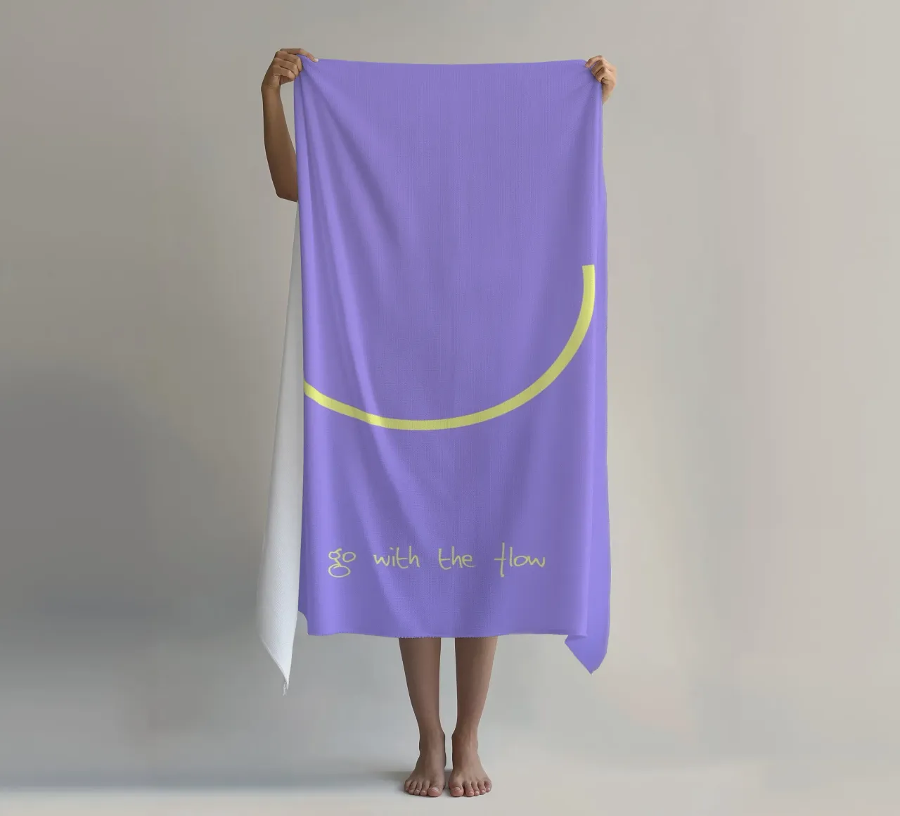 go with the flow. (mehrere Varianten verfügbar) telo mare da FRICKE DESIGN