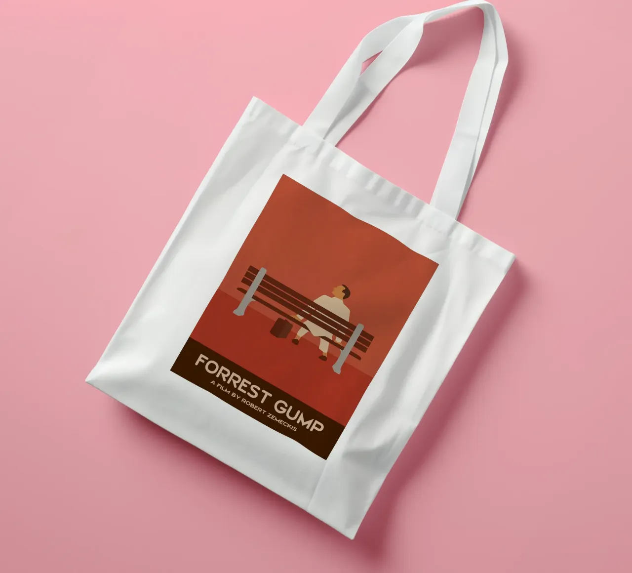 Forrest Gump Movie Art Vector Imagination tote bag by whitesand
