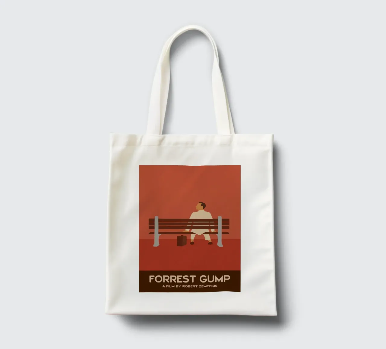 Forrest Gump Movie Art Vector Imagination tote bag by whitesand
