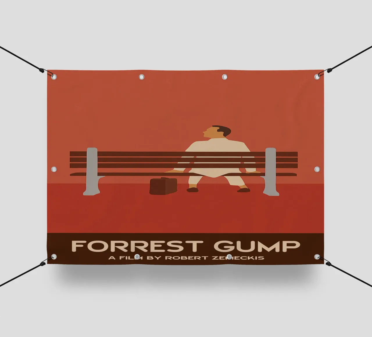 Forrest Gump Movie Art Immaginazione vettoriale telo in pvc da whitesand