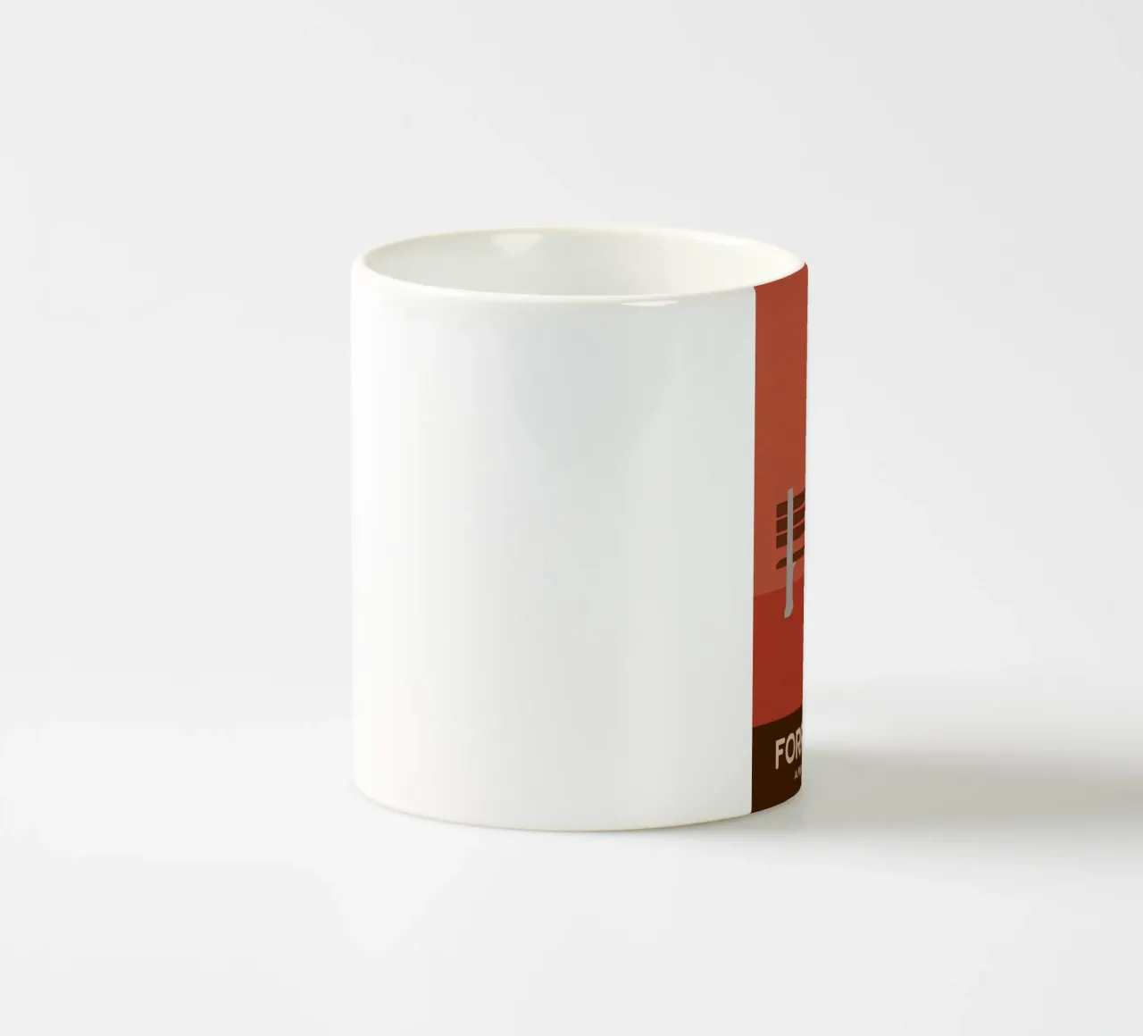Forrest Gump Movie Art Immaginazione vettoriale tazza in ceramica da whitesand