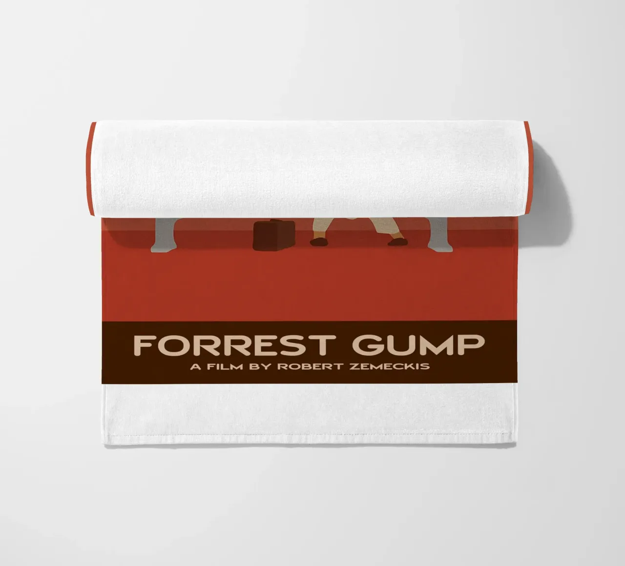 Forrest Gump Movie Art Immaginazione vettoriale telo mare da whitesand