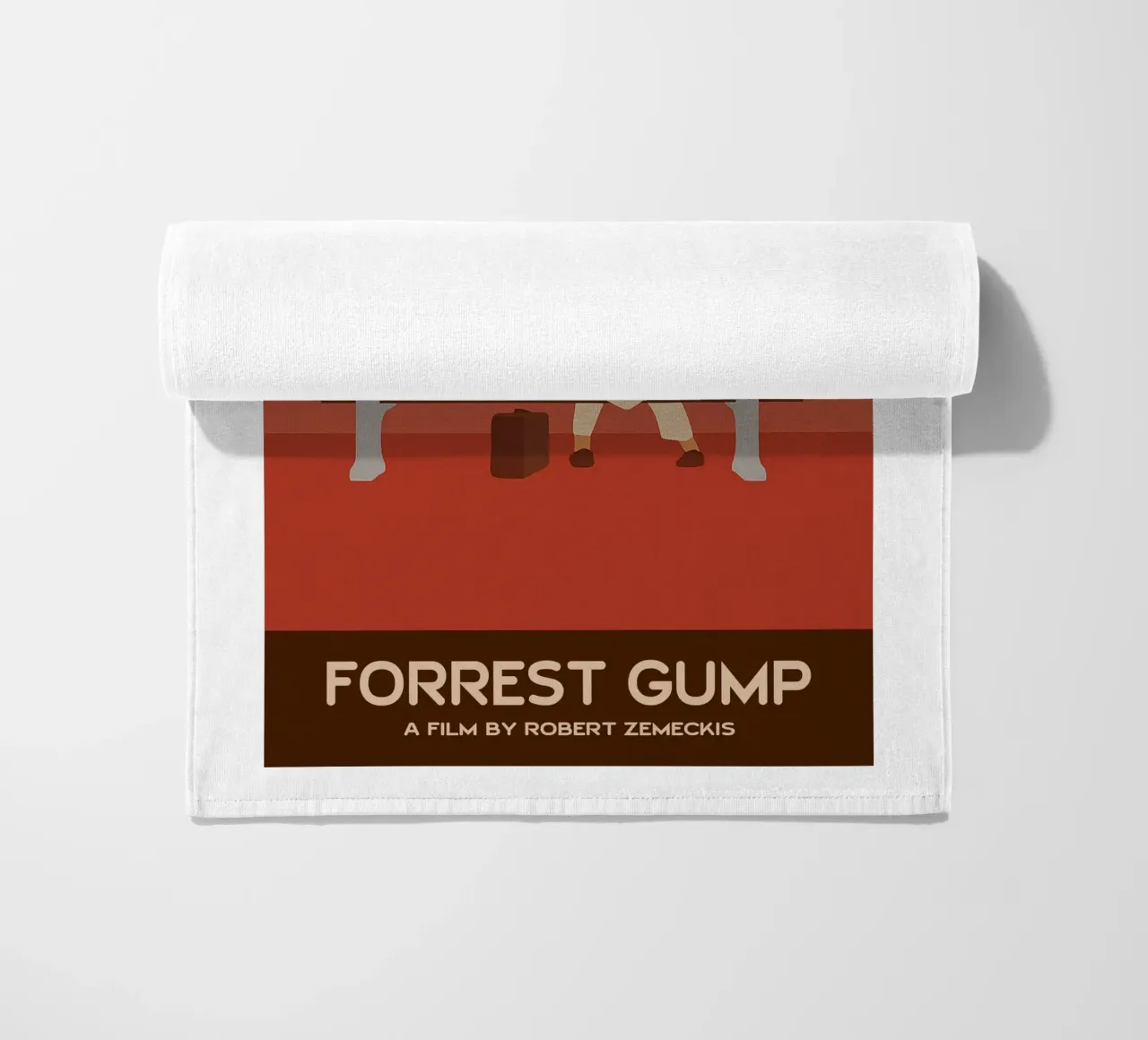 Forrest Gump Movie Art Immaginazione vettoriale telo mare da whitesand