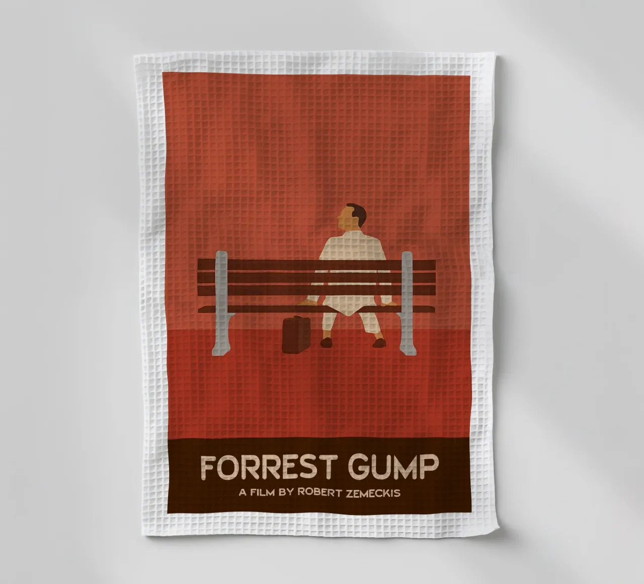 Forrest Gump Movie Art Vector Imagination torchon de whitesand