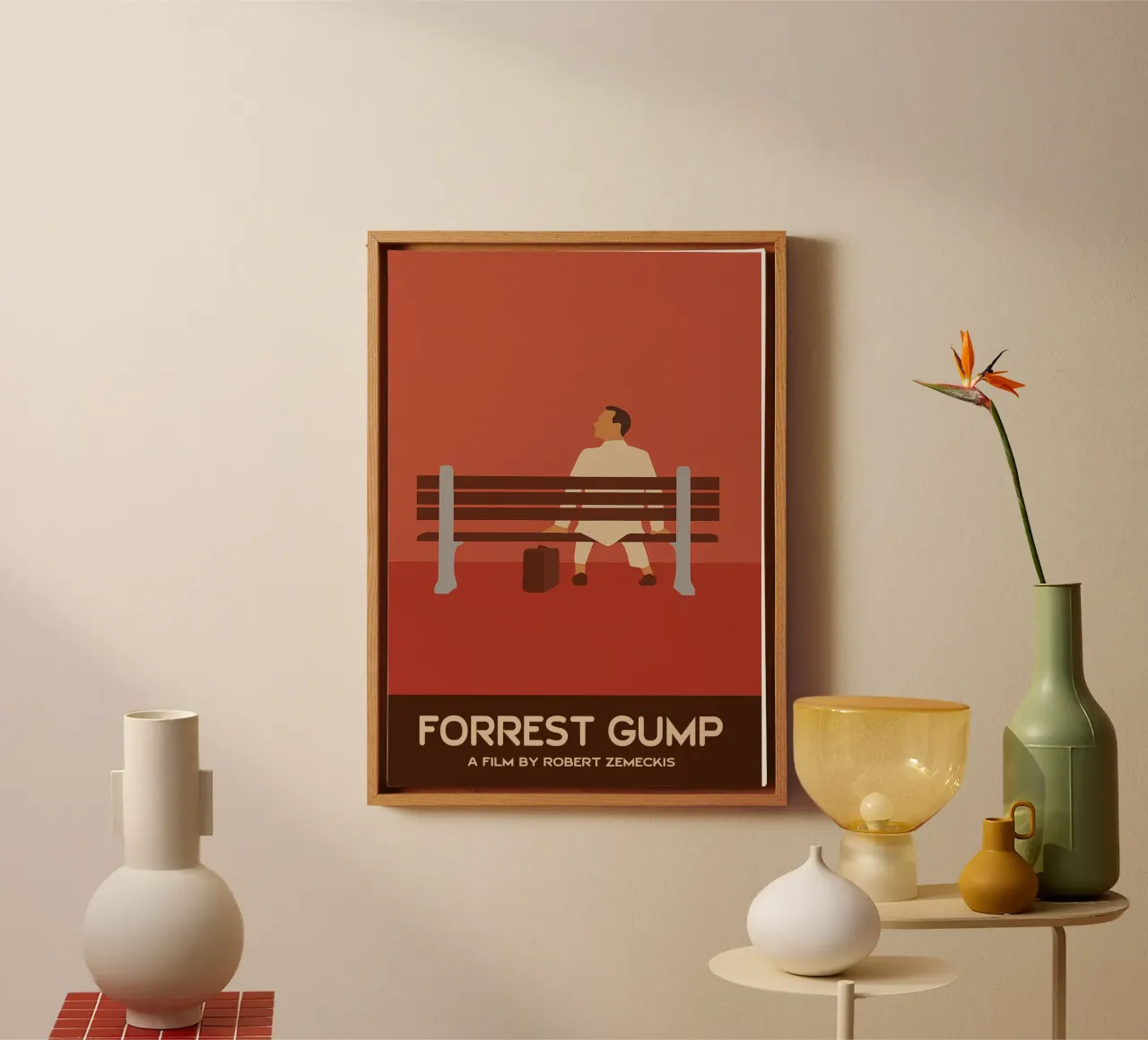 Forrest Gump Movie Art Vector Imagination canvas by whitesand