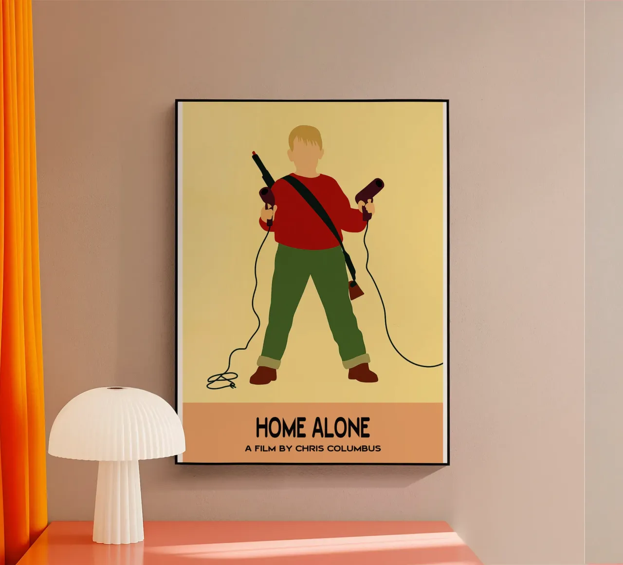 Home Alone Movie Art Vector Imaginación metacrilato de whitesand