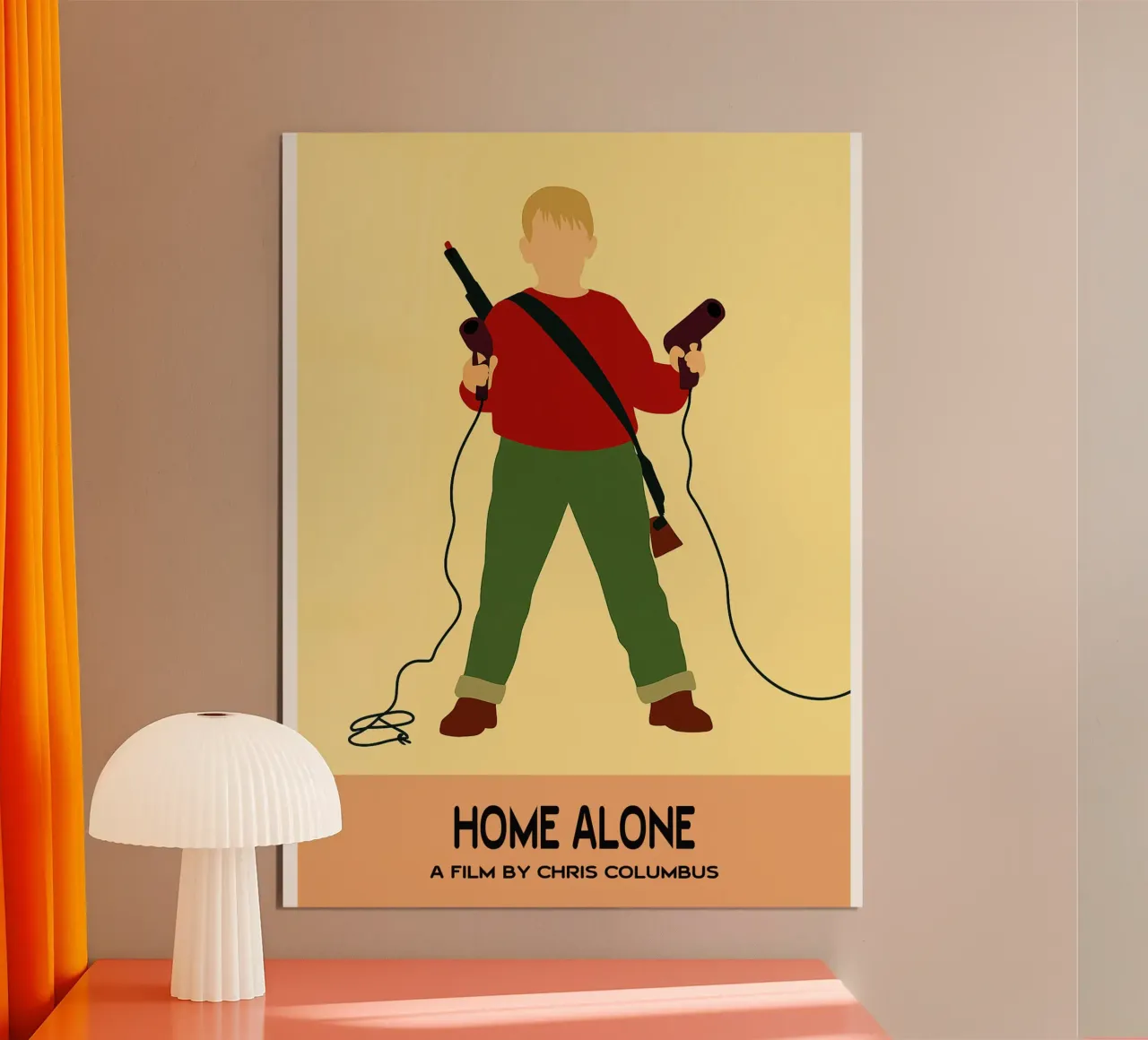 Home Alone Movie Art Immaginazione vettoriale poster da whitesand