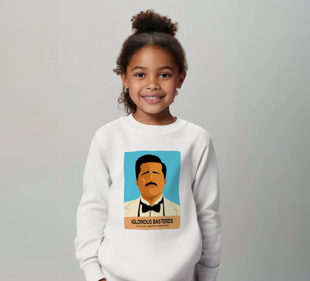 Iglorious Basterds Movie Art Vector Imagination sudadera para niño de whitesand