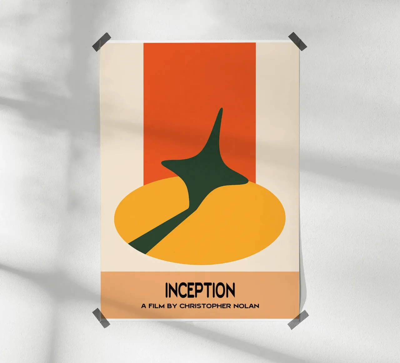 Inception Movie Art Vector Imagination poster de whitesand