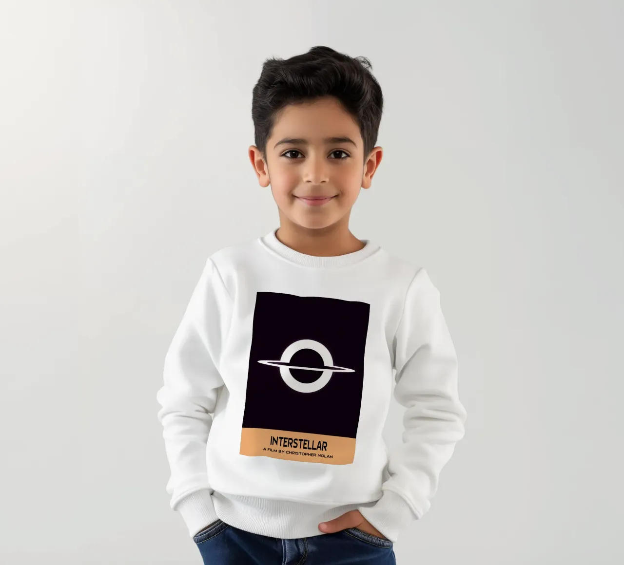 Interstellar Movie Art Vector Imagination sudadera para niño de whitesand