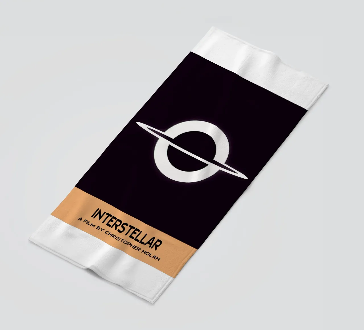 Interstellar Movie Art Vector Imagination beach towel by whitesand