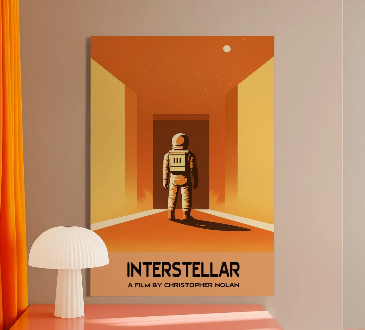 Película Interestelar Vector Imagination Art metacrilato de whitesand